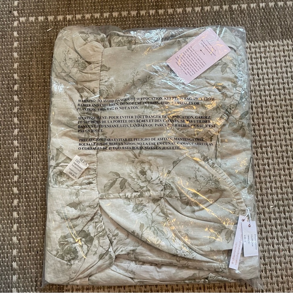 V. Chapman Caterina Corset Ruffle Dress - Sage Green - size 10 - NWT - Picture 6 of 9